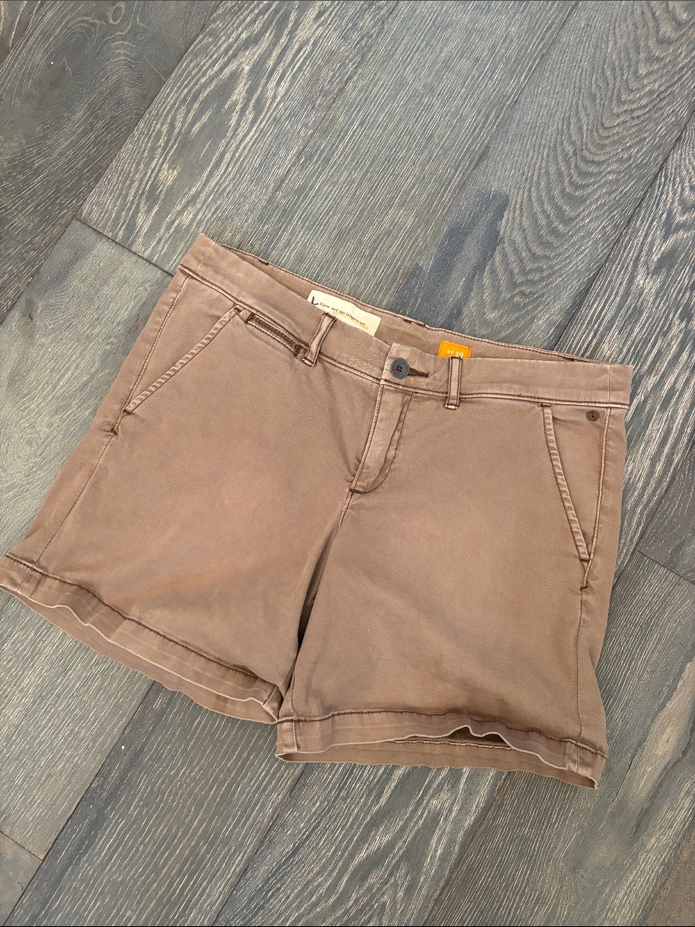 Anthropologie Brown Women's Casual Cotton Shorts